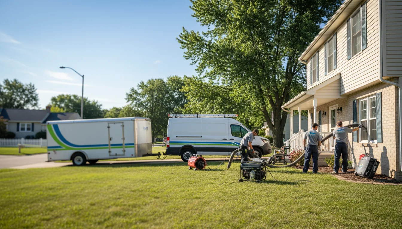 Flooded Basement Restoration And Cleanup With Repair in Scranton, KS near me